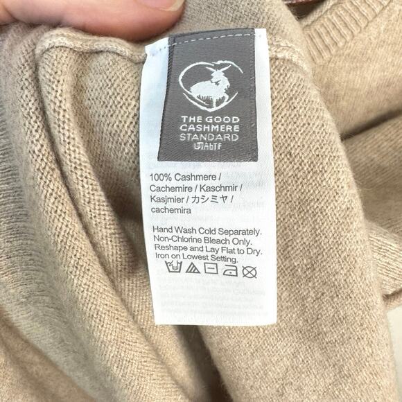 J. CREW NWT Cashmere Relaxed T-shirt Sz XXL Heather Stone Classic Old Money $158 - Picture 6 of 8